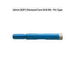 16mm (5/8") Diamond Core Drill Bit - Pin Type 16mm (5/8") Diamond Core Drill Bit - Pin Type