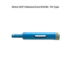 20mm (3/4") Diamond Core Drill Bit - Pin Type 20mm (3/4") Diamond Core Drill Bit - Pin Type
