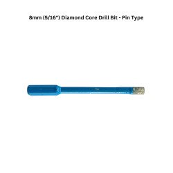 8mm (5/16") Diamond Core Drill Bit - Pin Type 8mm (5/16") Diamond Core Drill Bit - Pin Type