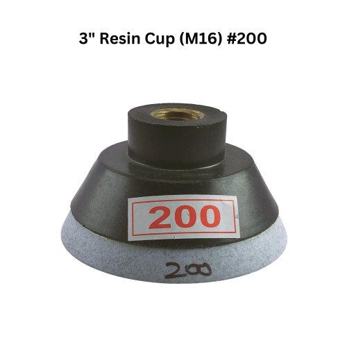 3" Resin Cup (M16) #200 3" Resin Cup (M16) #200