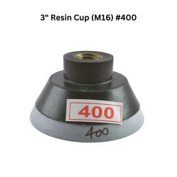 3" Resin Cup (M16) #400 3" Resin Cup (M16) #400