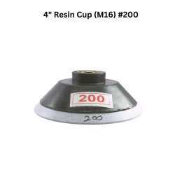 4" Resin Cup (M16) #200 4" Resin Cup (M16) #200